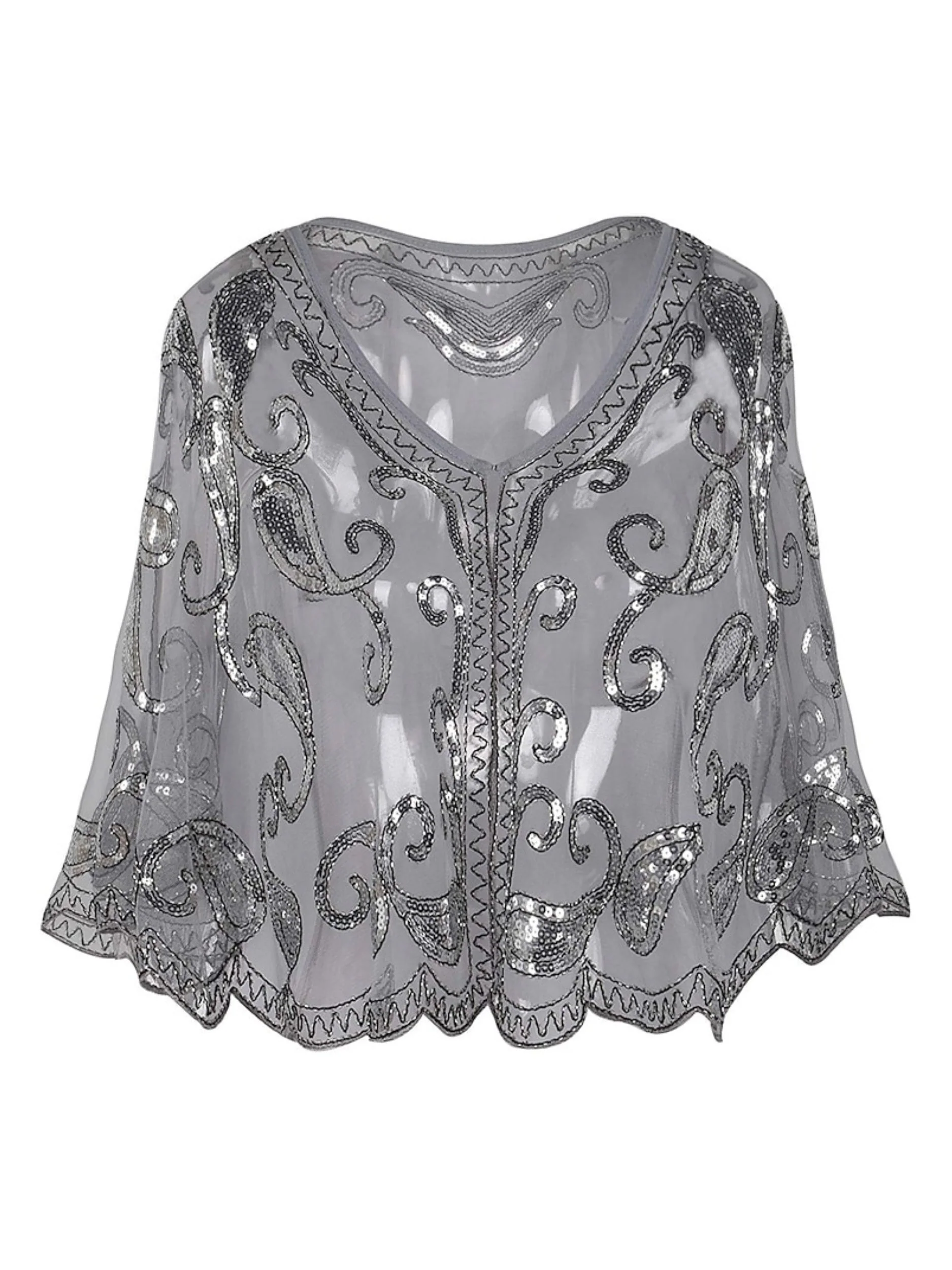 1920s Cocktail Dress Vintage Dress Party Costume Prom Dress Shawls - Image 4