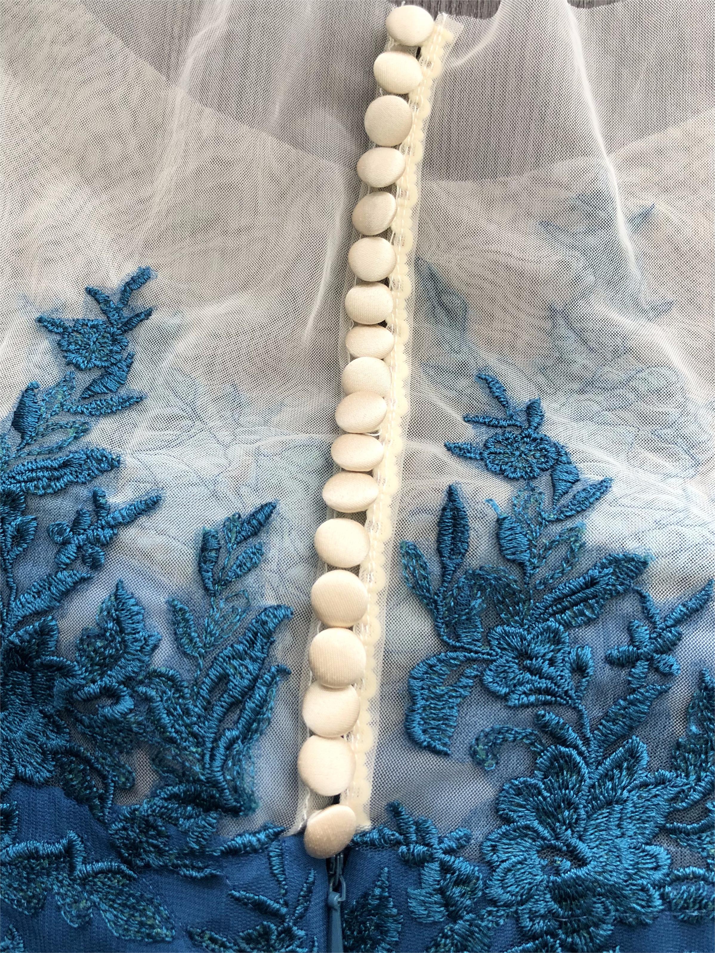 A-Line/Princess Jewel Neck 3/4 Length Sleeves Floor-Length Mother of the Bride Pantsuits with Applique - Image 8