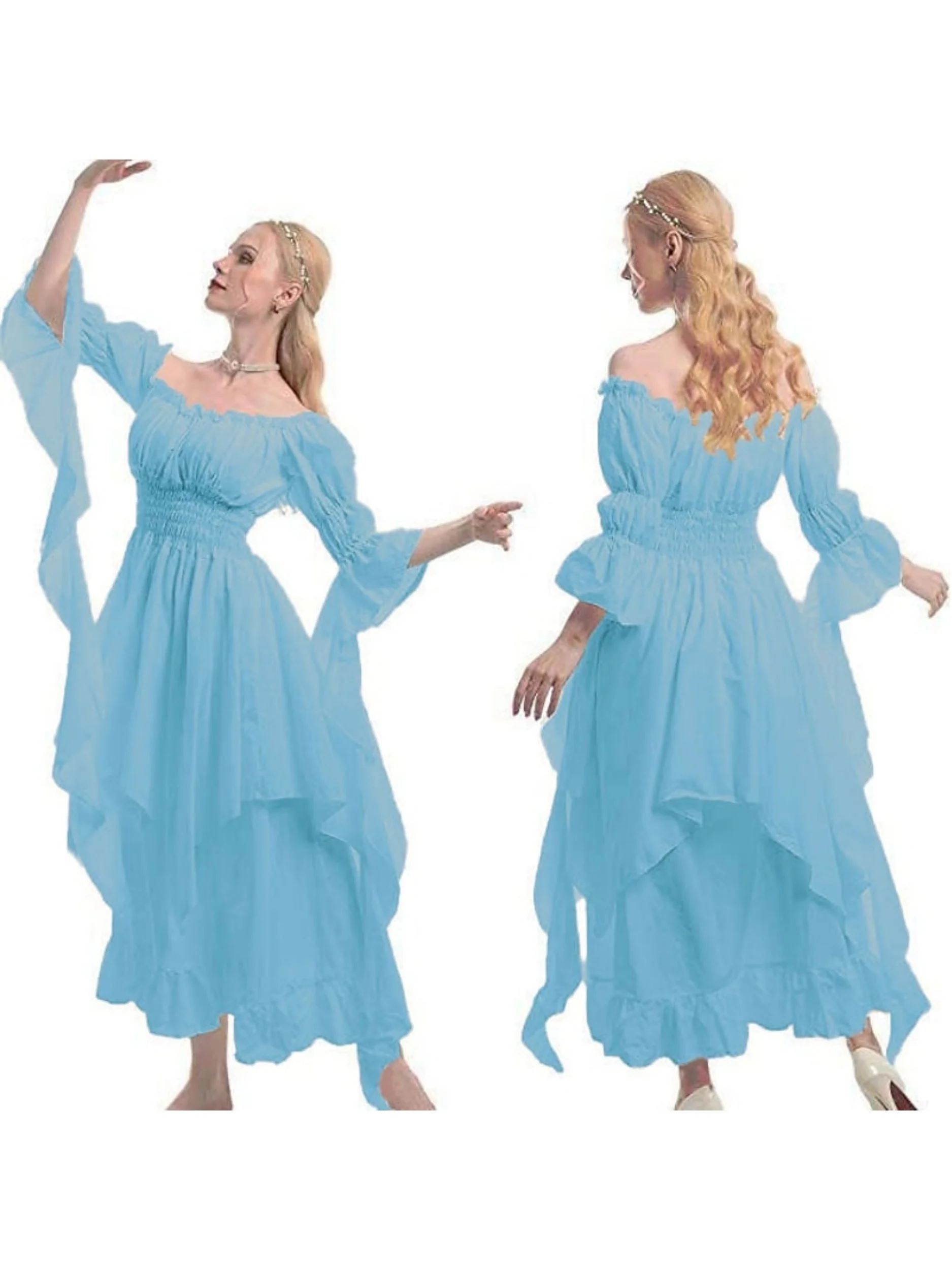 A-Line/Princess Scoop Long Sleeves Ankle-Length Vintage Dress - Image 4