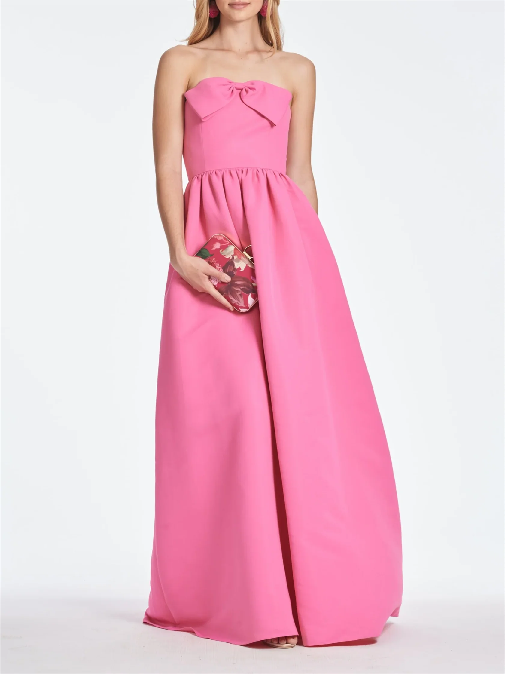 A Line/Princess Strapless Floor-Length Mother of the Bride Dresses