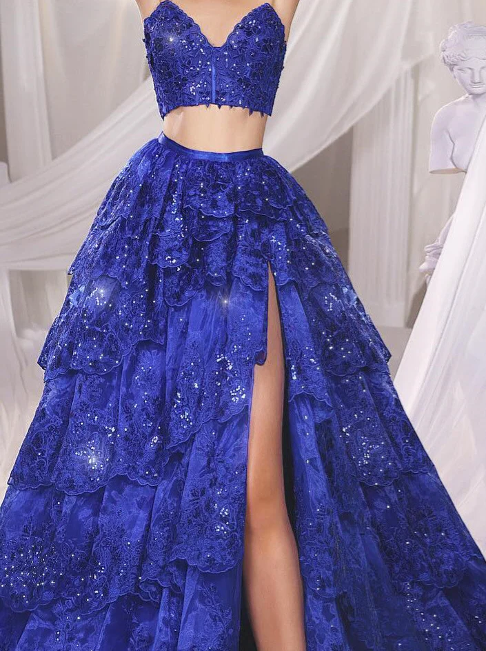A-Line/Princess Strapless Floor-length Prom Dresses - Image 2