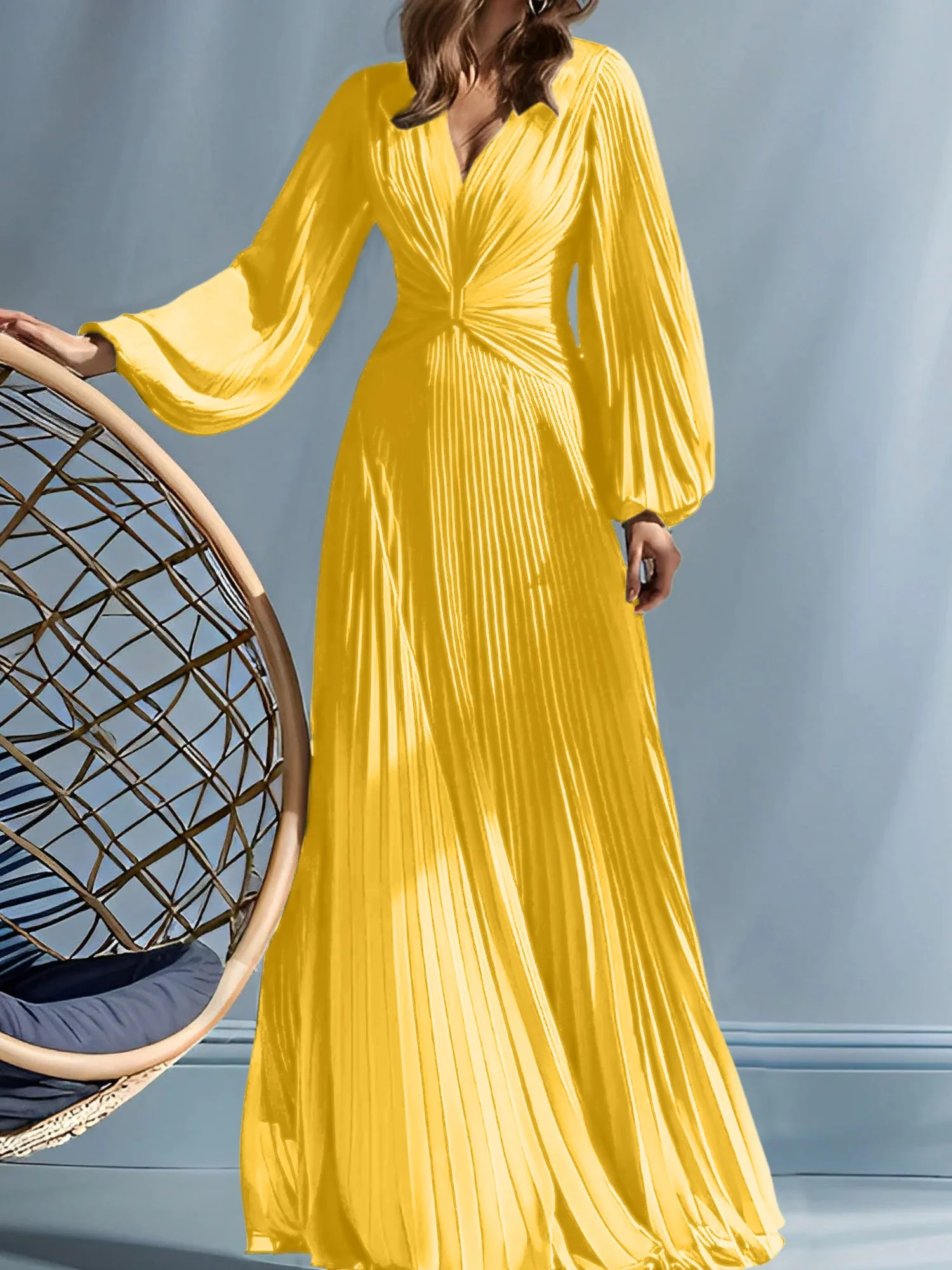 A-Line/Princess V-Neck Mother of the Bride Dresses with Ruched - Image 29