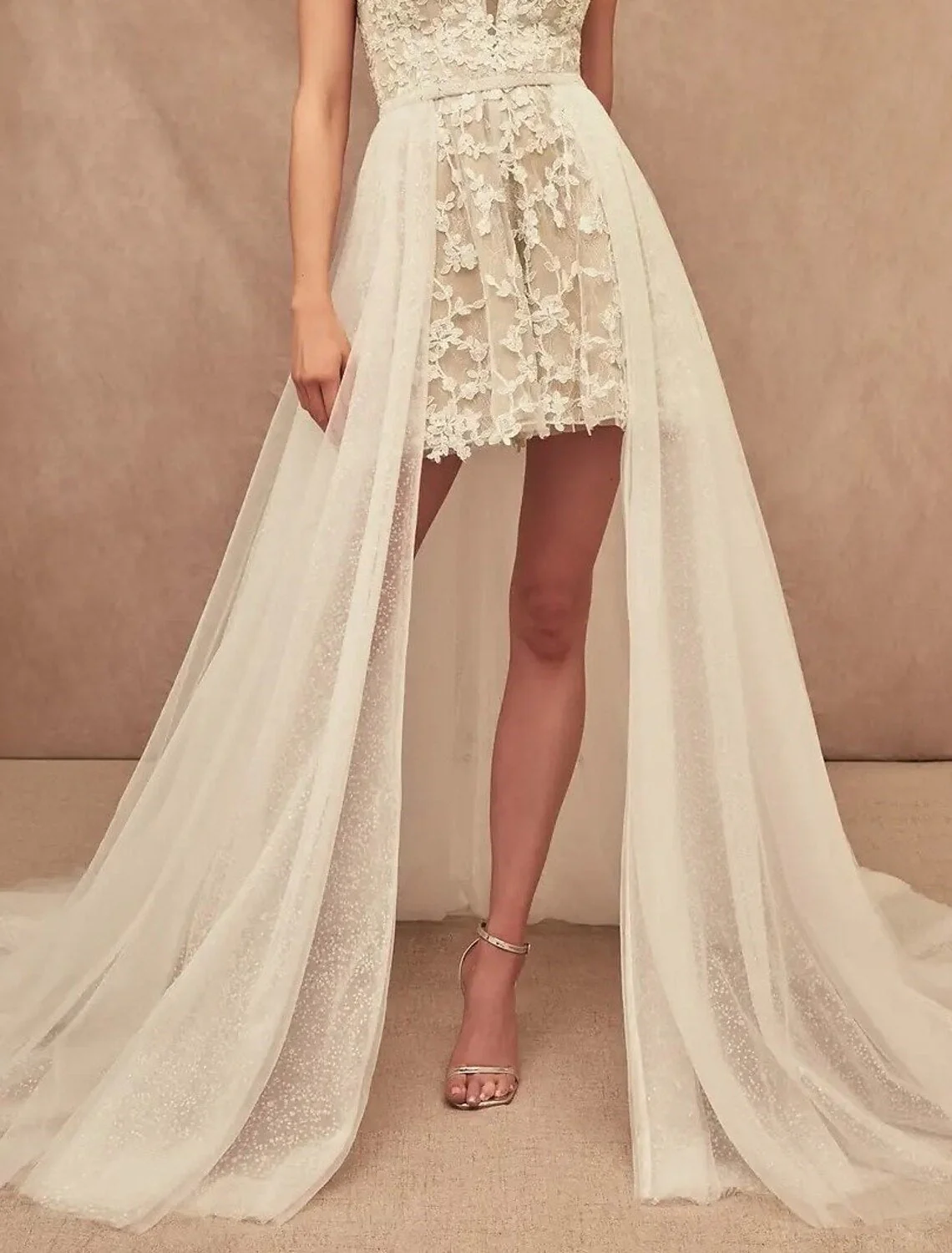 A-Line/Princess Wedding Dresses Separates Court Train - Image 2