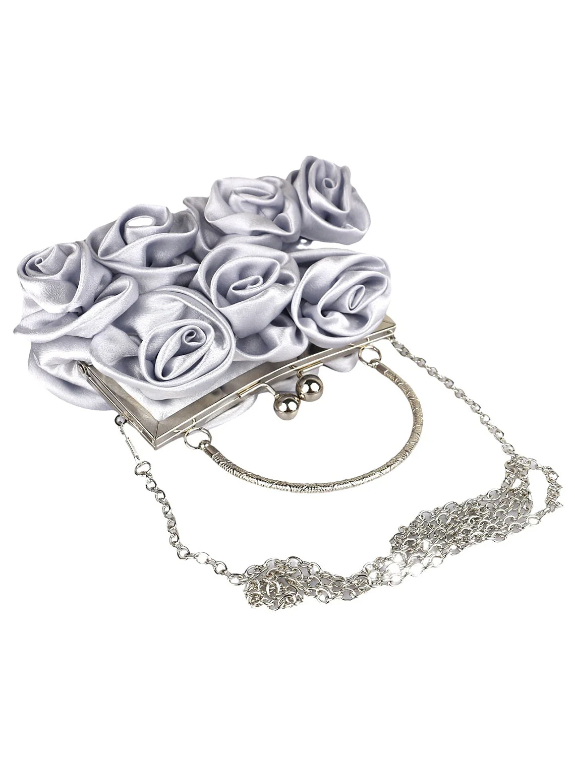Alloy Polyester Solid Colour Chain Handbags & Evening Bags - Image 2