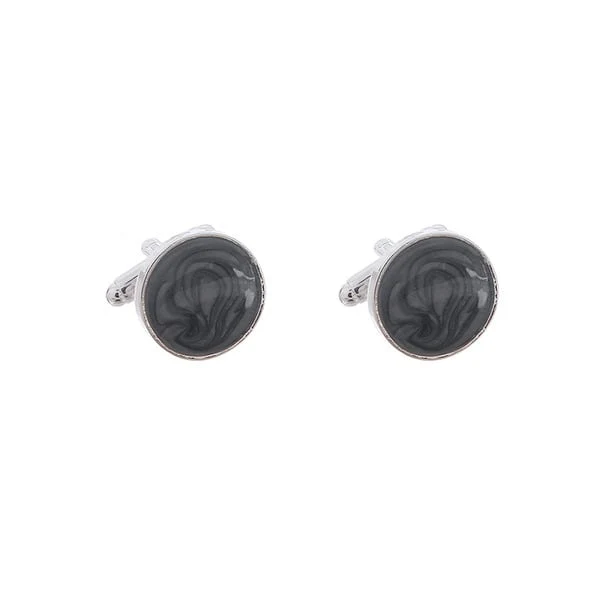 Classic Men's Modern Alloy Cufflinks - Image 4