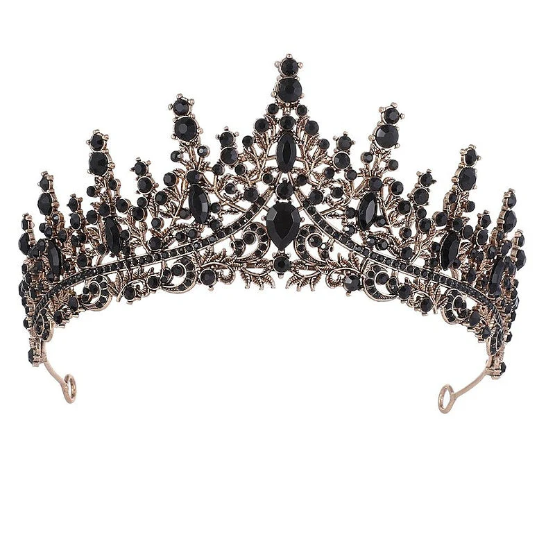 Crown Tiaras Alloy Wedding Party / Evening Retro Sweet Headpieces With Crystal - Image 2