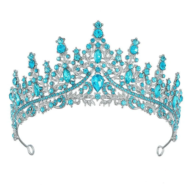 Crown Tiaras Alloy Wedding Party / Evening Retro Sweet Headpieces With Crystal - Image 5