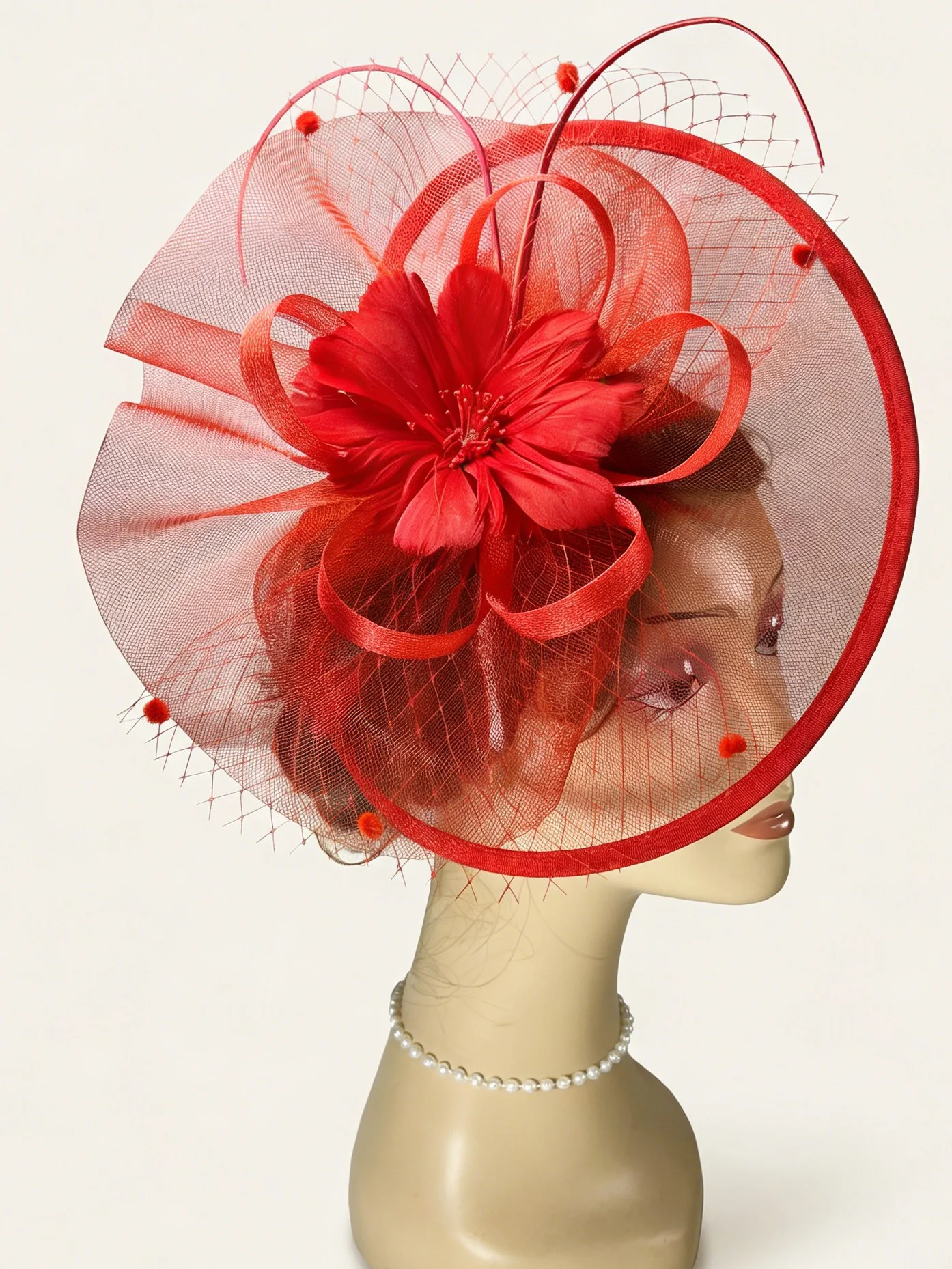 Elegant Fascinator Garden Wedding - Image 3