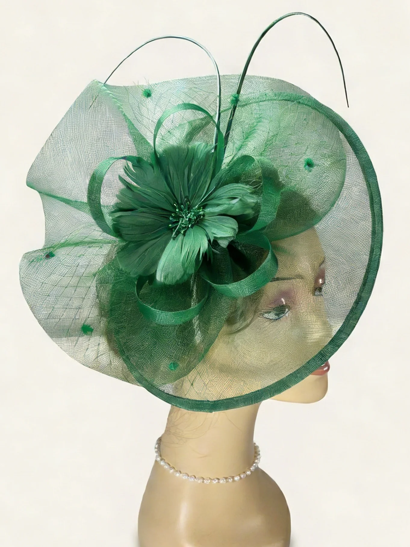 Elegant Fascinator Garden Wedding - Image 6