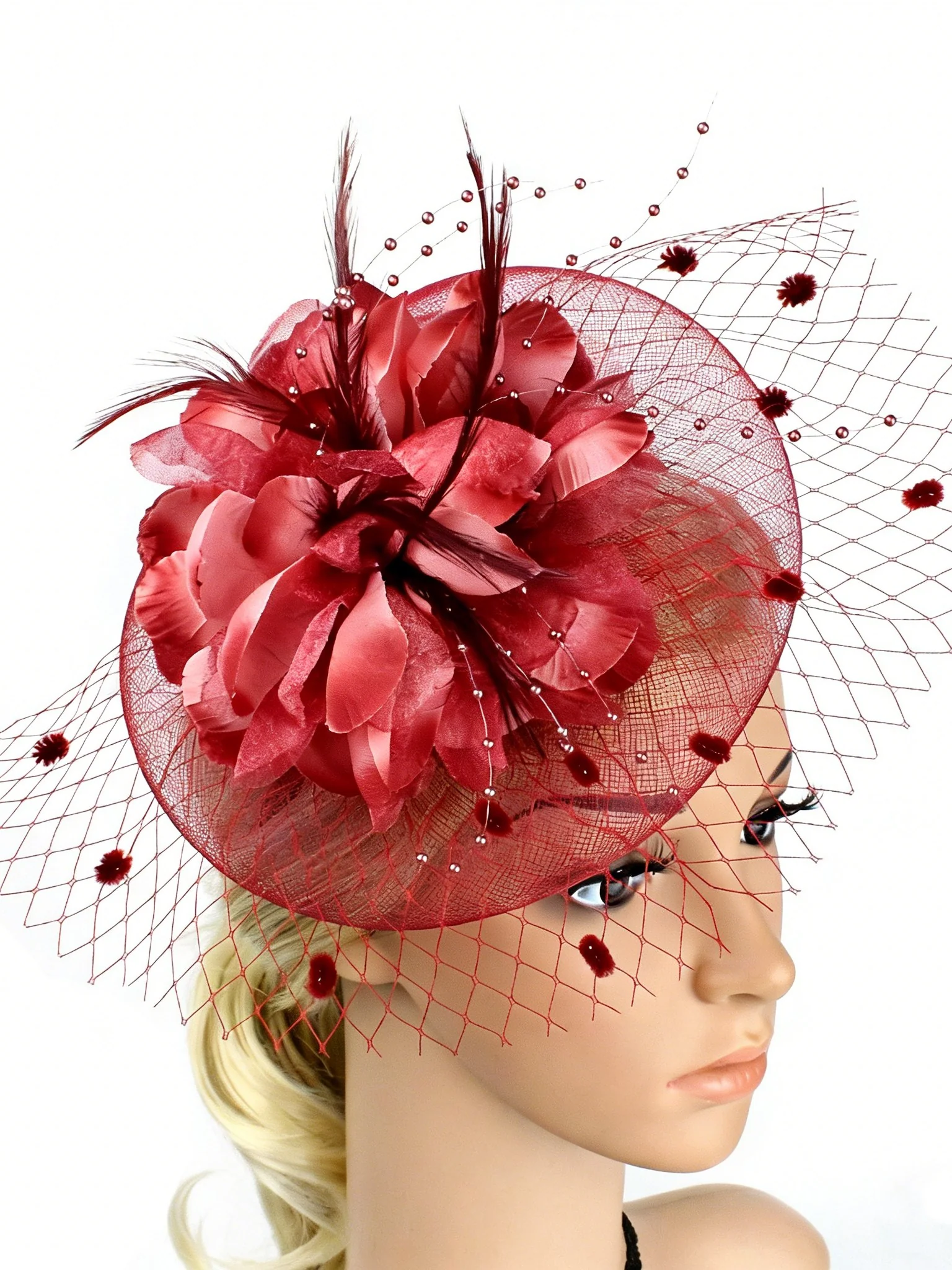 Elegant Fascinator Mother of the Bride/Groom - Image 14