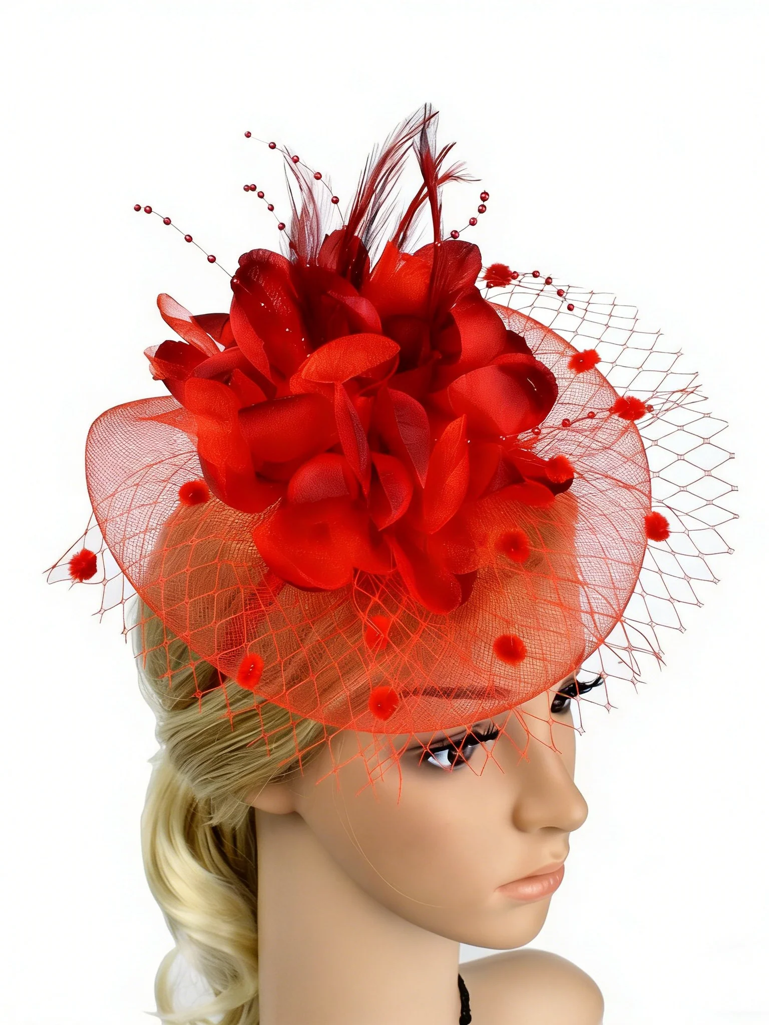 Elegant Fascinator Mother of the Bride/Groom - Image 3