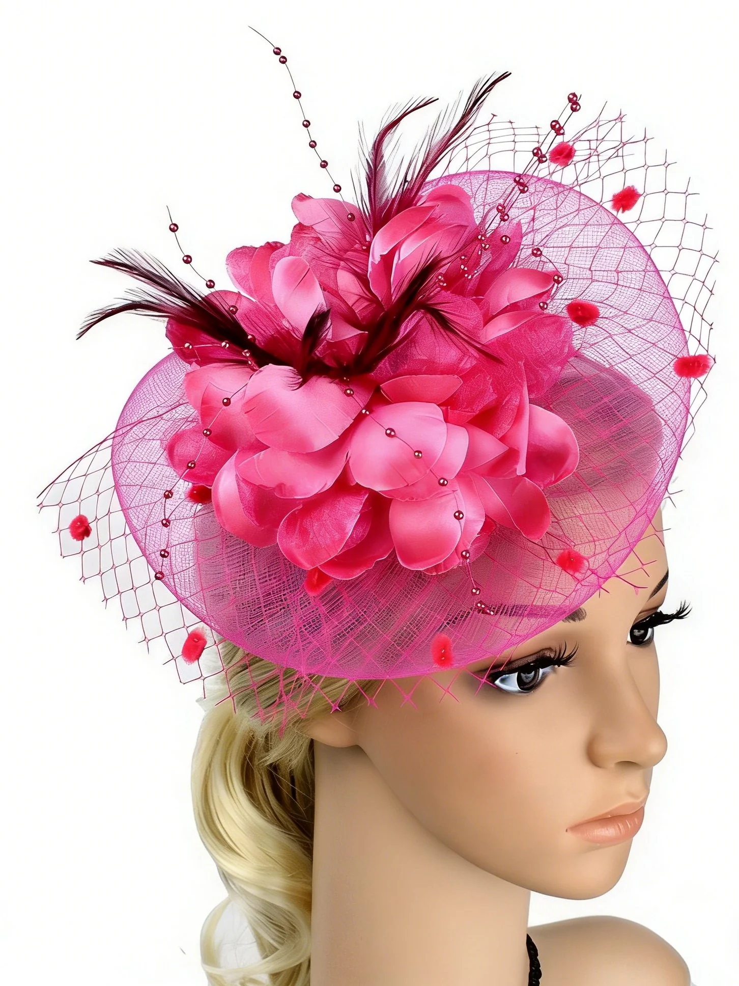 Elegant Fascinator Mother of the Bride/Groom - Image 9