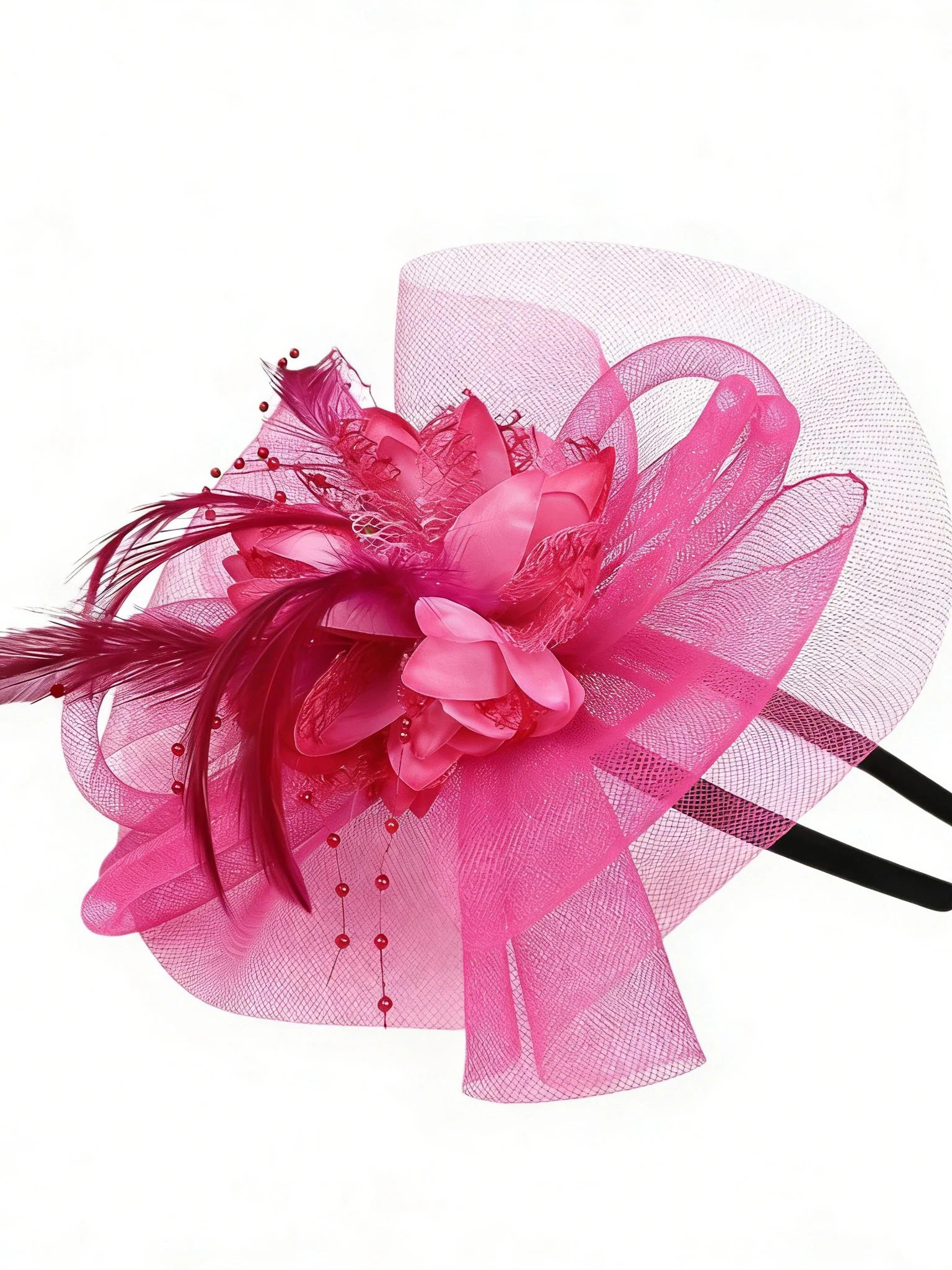 Elegant Fascinator Wedding Guest - Image 13