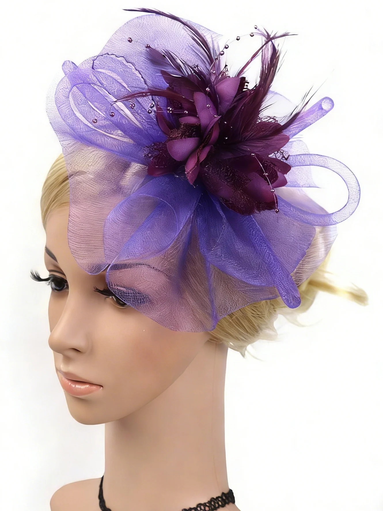 Elegant Fascinator Wedding Guest - Image 2