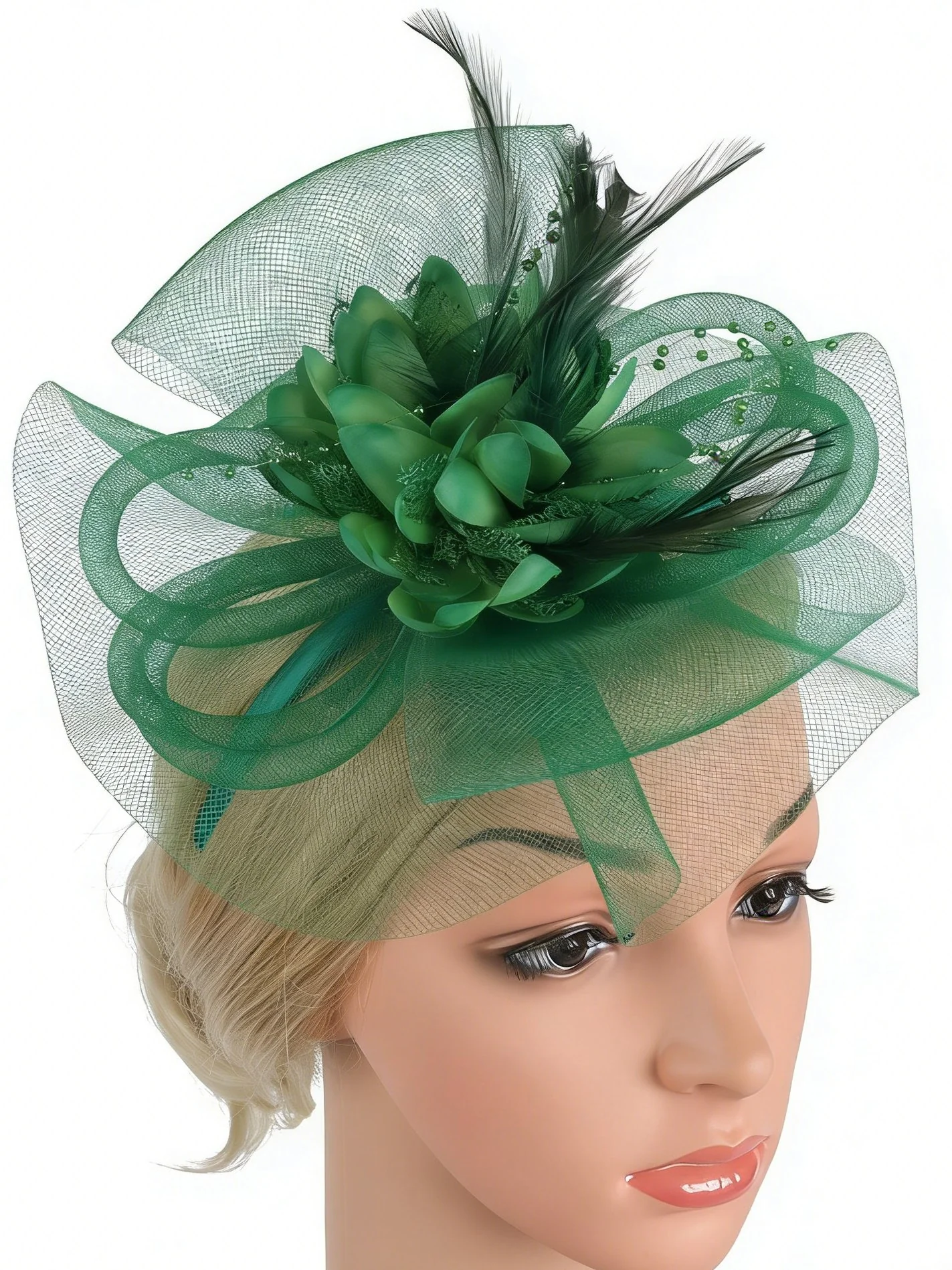 Elegant Fascinator Wedding Guest - Image 3