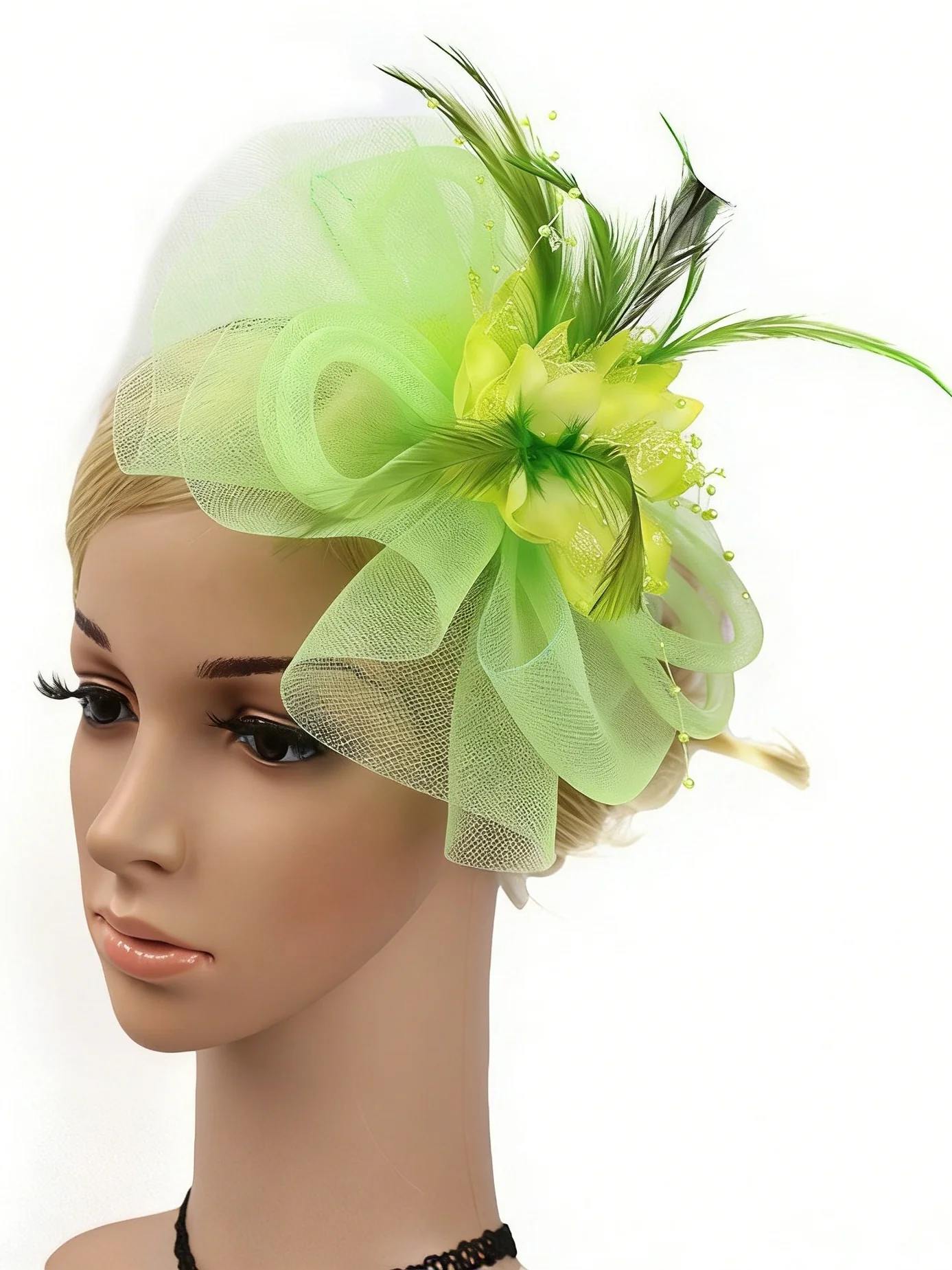 Elegant Fascinator Wedding Guest - Image 6