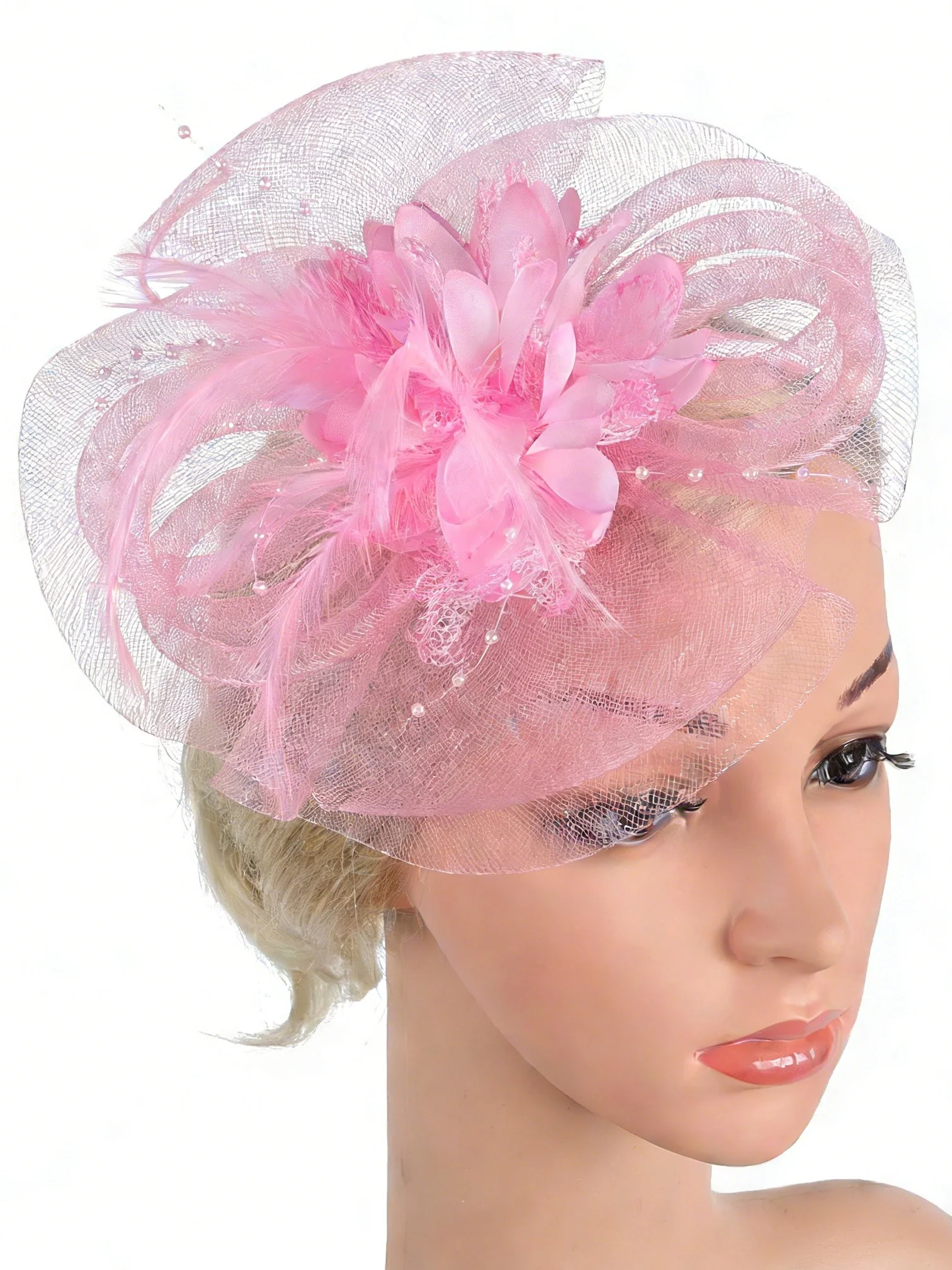 Elegant Fascinator Wedding Guest - Image 8