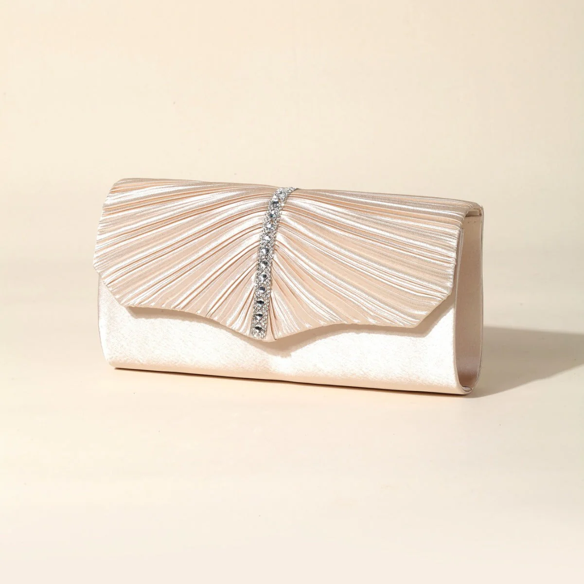 Glitter Envelope Metal Folds Clutch Bags - Image 3