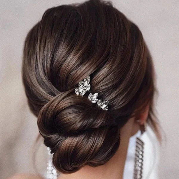 Lovely/Pretty/Romantic/Stylish Hairpins With Rhinestone (Set of 3) - Image 2