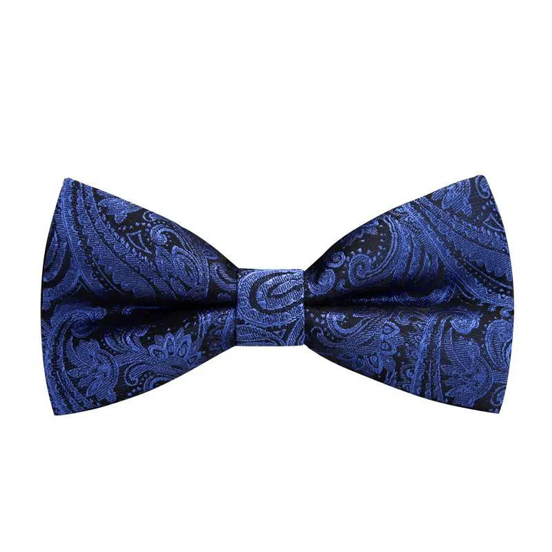 Men’s Classic Paisley Pattern Bow Tie - Image 2