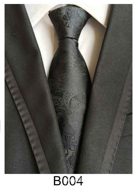 Men's Business Formal Evening Jacquard Tie - Image 4