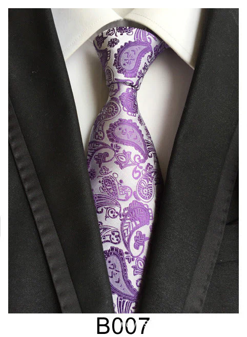 Men's Business Formal Evening Jacquard Tie - Image 7