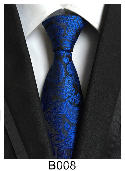 Men's Business Formal Evening Jacquard Tie - Image 8