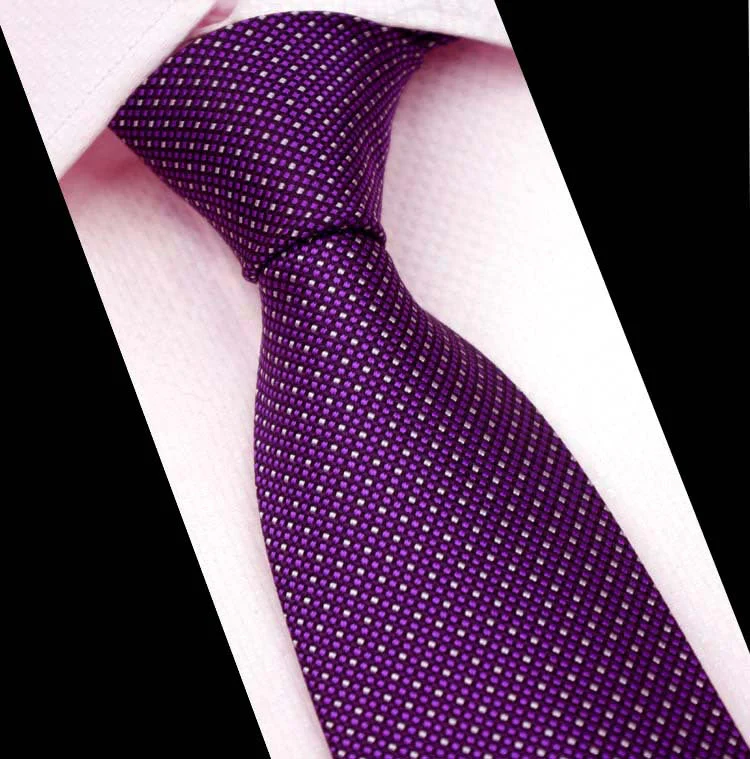 Men's Business Formal Evening Solid colour Tie - Image 4