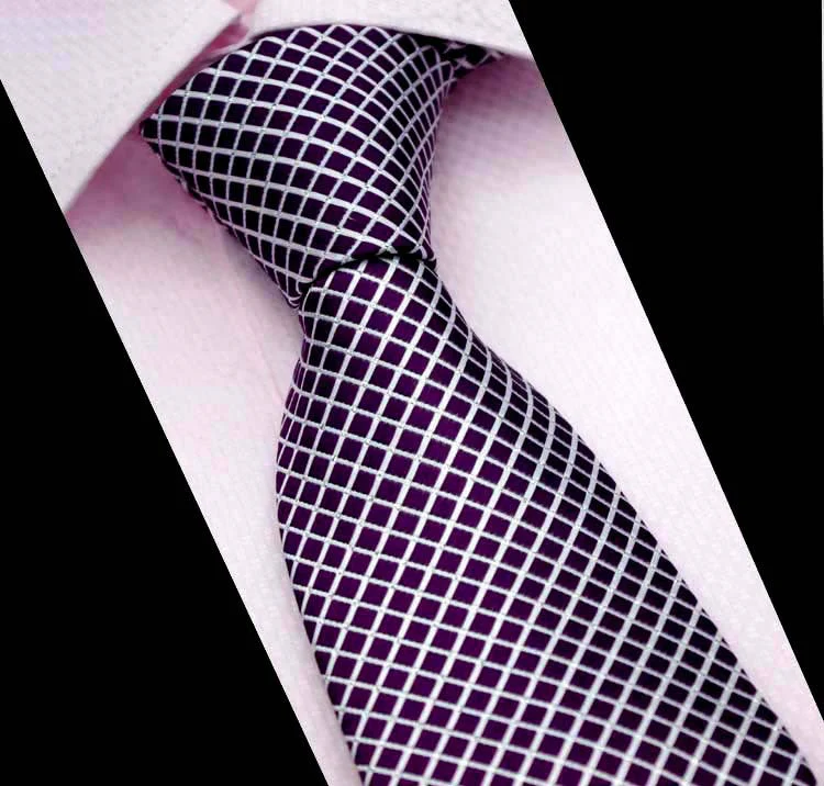 Men's Business Formal Evening Solid colour Tie - Image 7