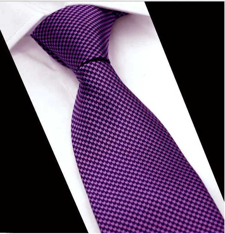Men's Business Formal Evening Solid colour Tie - Image 9