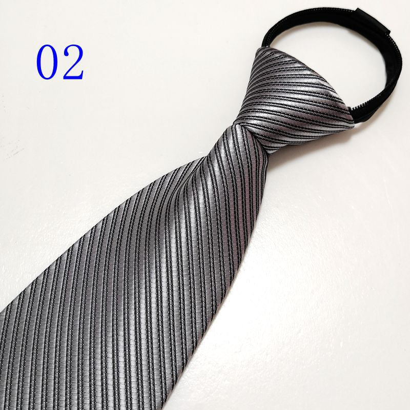 Men's Business Formal Evening Tie stripe - Image 2