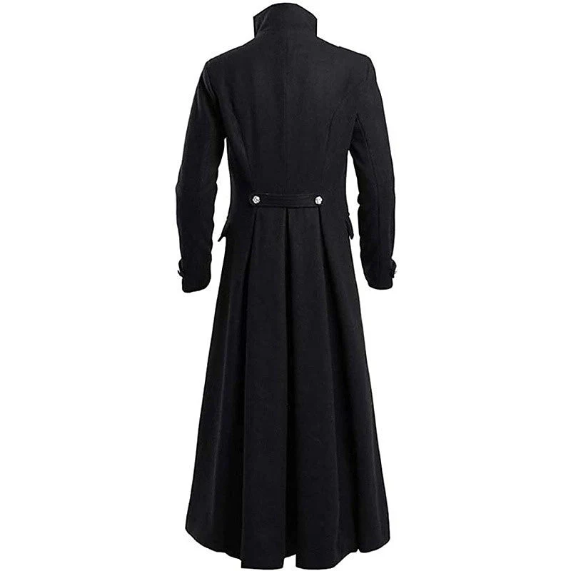 Men's Medieval Ren Faire Pirate Pirate Steampunk Festival Coat - Image 2