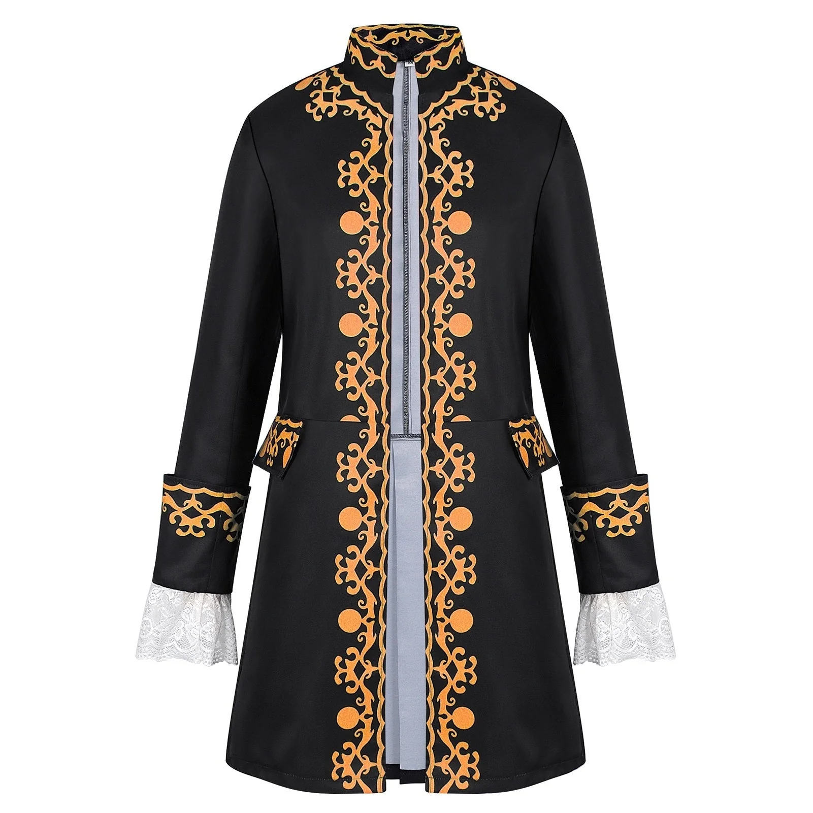 Men's Retro Vintage Punk Medieval Renaissance Steampunk Jacket