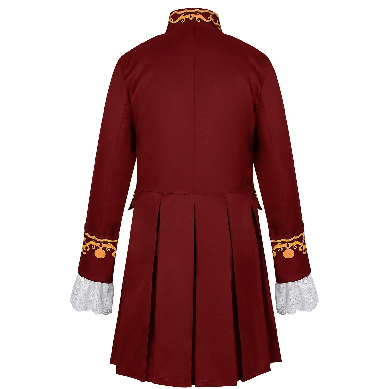 Men's Retro Vintage Punk Medieval Renaissance Steampunk Jacket - Image 4