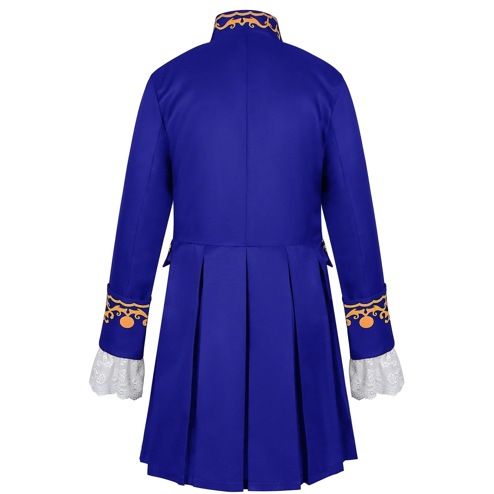 Men's Retro Vintage Punk Medieval Renaissance Steampunk Jacket - Image 6