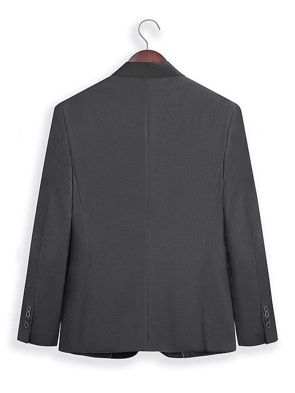 Men's Solid Coloured Daily Business Plus Size Single Breasted Two-buttons 2 Piece Wedding Suits - Image 2