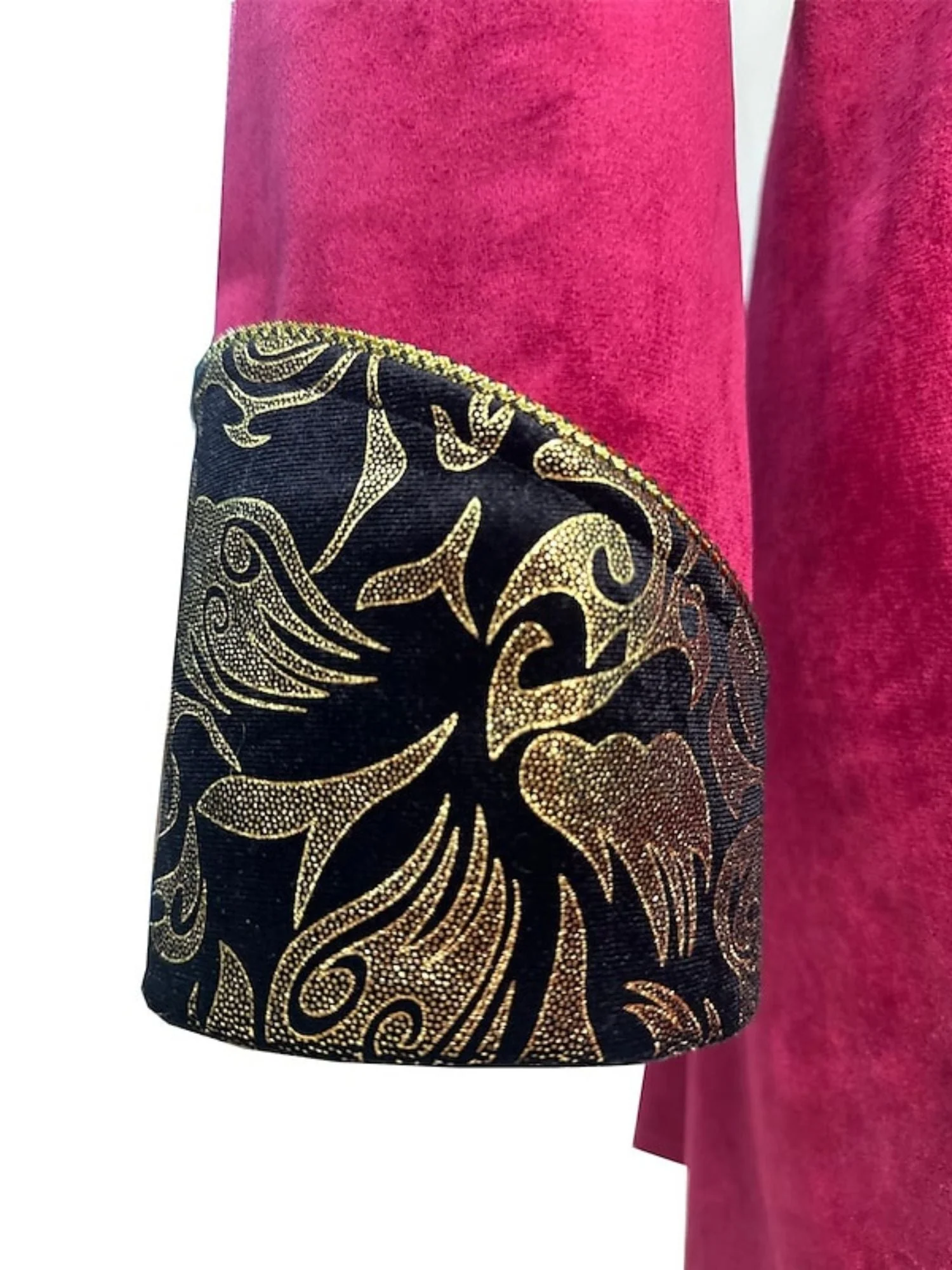 Men's Steampunk Vintage Exquisite Floral Coat Tuxedo Suit - Image 6
