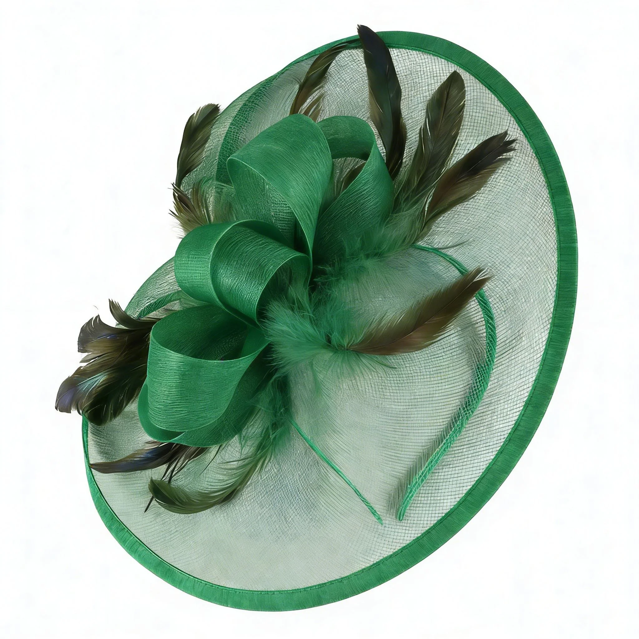 Mother of the Bride Feathered Fascinator Hat Matches Occasion Wear - Image 5
