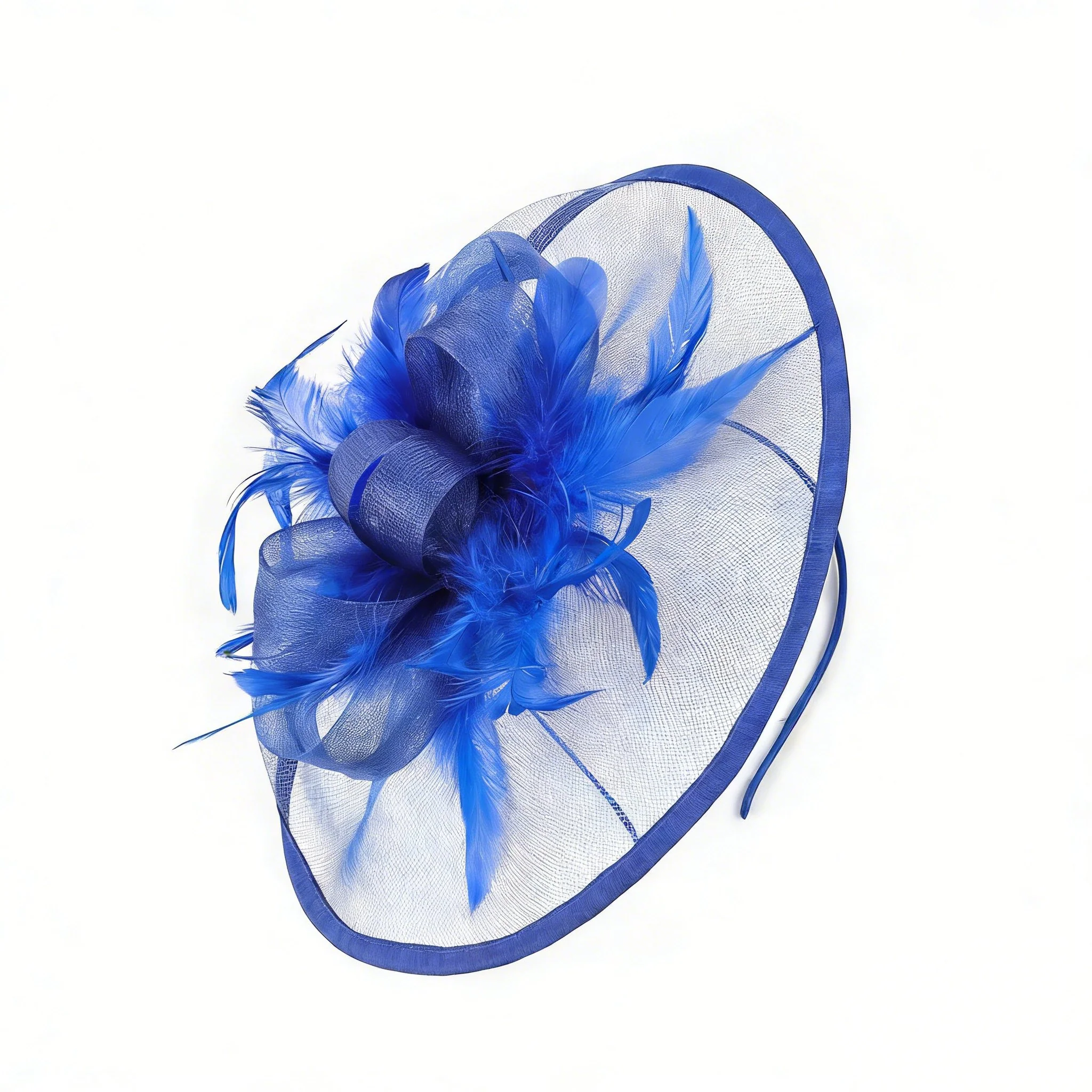 Mother of the Bride Feathered Fascinator Hat Matches Occasion Wear - Image 8