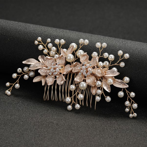 Nice/Pretty/Romantic/Unique Combs & Barrettes/Headpiece With Pearl/Rhinestone - Image 3