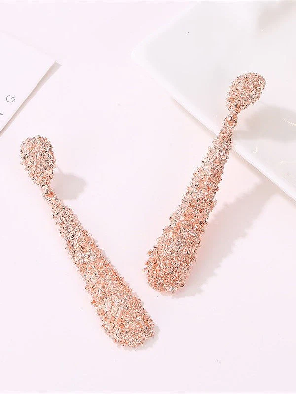 Pear Cut Drop Earrings For Women's Wedding Work Daily Party - Image 2