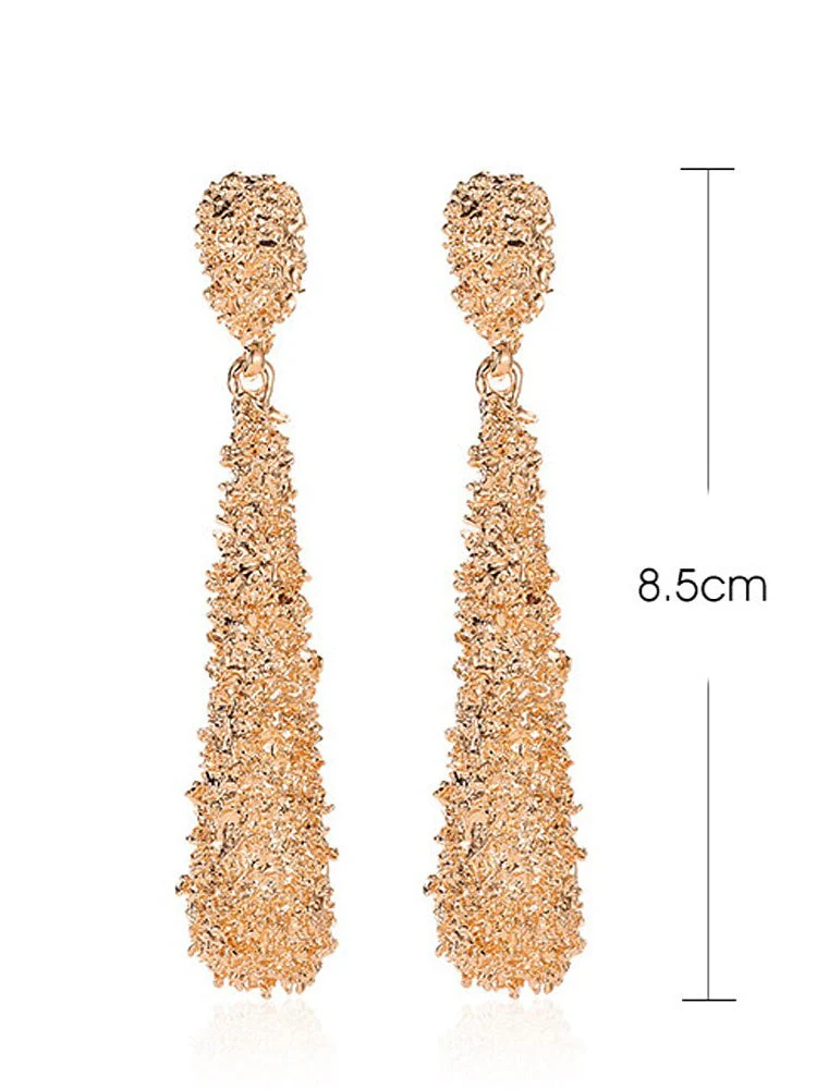 Pear Cut Drop Earrings For Women's Wedding Work Daily Party - Image 5