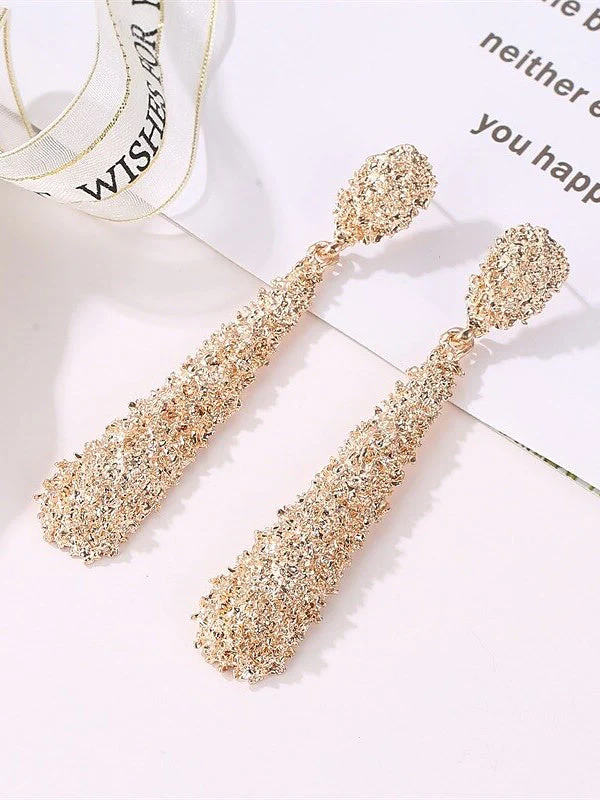 Pear Cut Drop Earrings For Women's Wedding Work Daily Party - Image 6