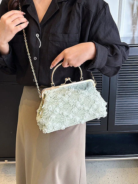 Synthetic Light Weight Large Capacity Solid Colour Handbags & Evening Bags - Image 2