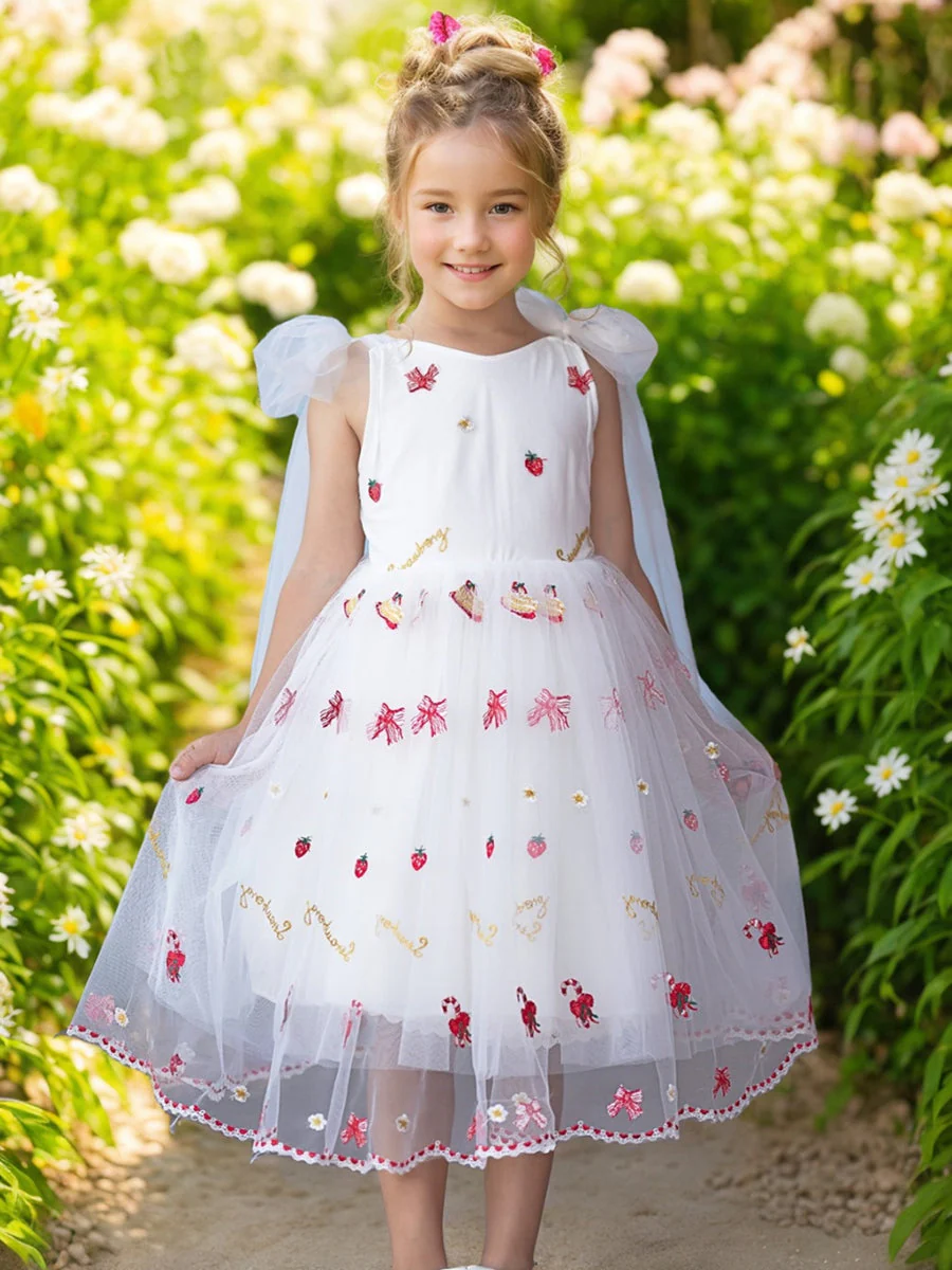 Tulle Knee-length Baby Girl Dress - Image 3