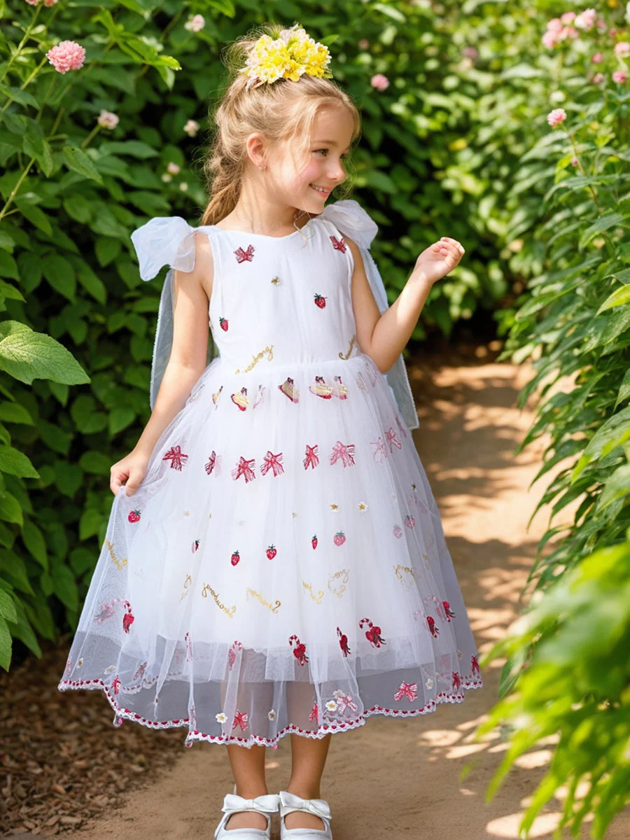 Tulle Knee-length Baby Girl Dress - Image 4