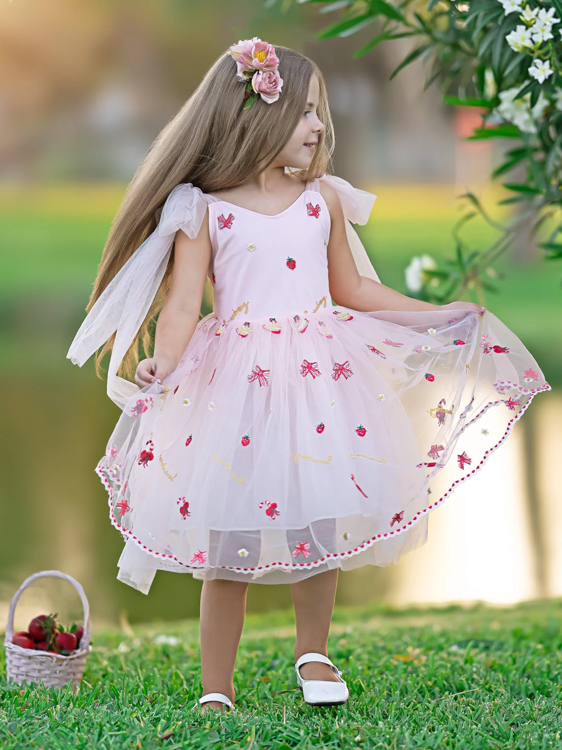 Tulle Knee-length Baby Girl Dress - Image 7