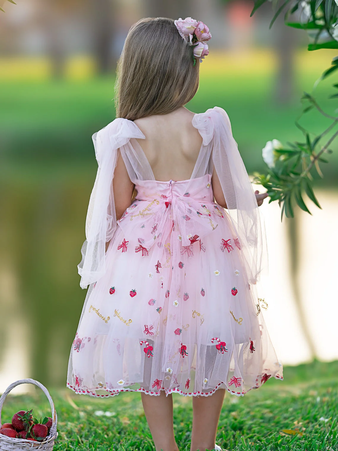 Tulle Knee-length Baby Girl Dress - Image 9