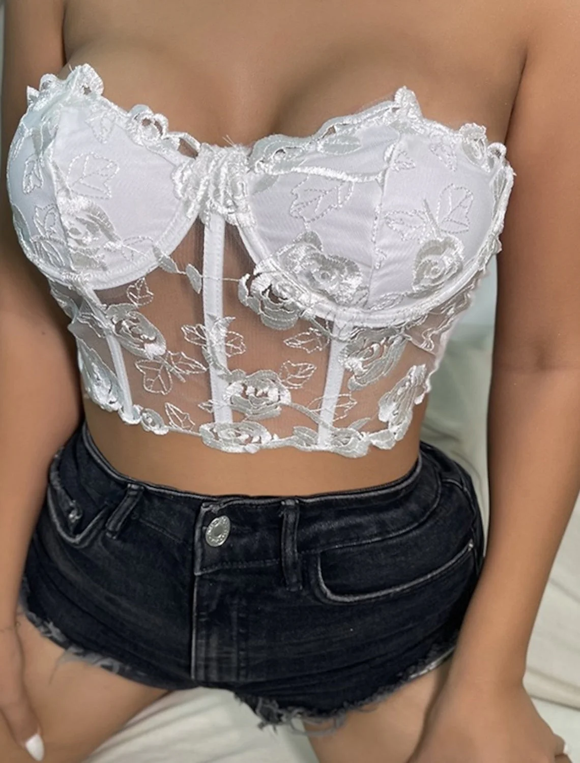 Women's Tummy Control Overbust Corsets Tops for Wedding Party Birthday - Image 4