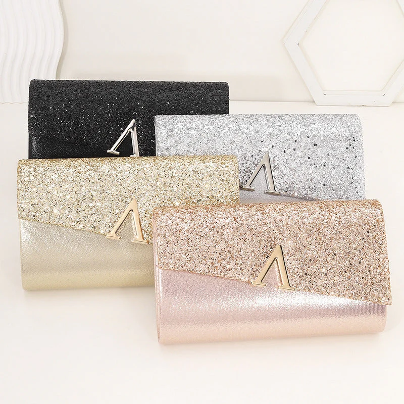 Women's Clutches & Wedding Party Evening Cocktail Glitter Bags Sequins - Image 6